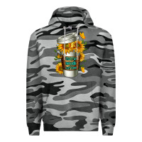 Slate Camo Mama Needs Coffee Cup Premium Hoodie - FaDigitalArtStudio