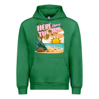 Emerald here comes the sun Urban Hoodie - JahusDesignShop