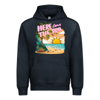 Navy here comes the sun Urban Hoodie - JahusDesignShop