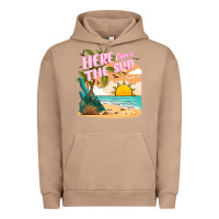 Pigment Burro here comes the sun Urban Hoodie - JahusDesignShop