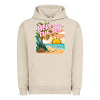Pigment French Oak here comes the sun Urban Hoodie - JahusDesignShop
