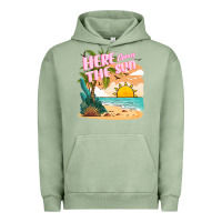 Pigment Oil Green here comes the sun Urban Hoodie - JahusDesignShop