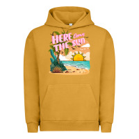 Pigment Peanut Butter here comes the sun Urban Hoodie - JahusDesignShop