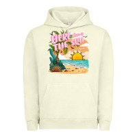 Pigment Pistachio here comes the sun Urban Hoodie - JahusDesignShop