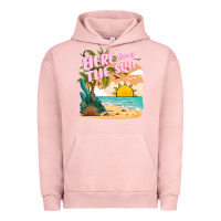 Pigment Salmon here comes the sun Urban Hoodie - JahusDesignShop
