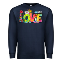 Navy love nurse summer Premium Sweatshirt - RanaPortraitStore