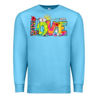 Ocean Blue love nurse summer Premium Sweatshirt - RanaPortraitStore