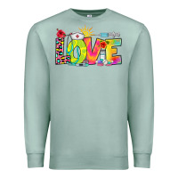 Seafoam love nurse summer Premium Sweatshirt - RanaPortraitStore