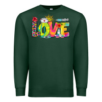 Sports Green love nurse summer Premium Sweatshirt - RanaPortraitStore