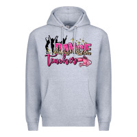 Heather Grey dance teacher Premium Hoodie - AdoDesignShop