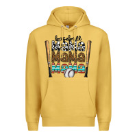 Antique Gold baseball mama mama mama Premium Hoodie - CowhideDigitalArt