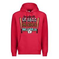 Cardinal baseball mama mama mama Premium Hoodie - CowhideDigitalArt