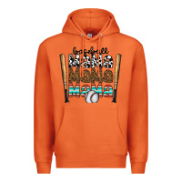 Carrot baseball mama mama mama Premium Hoodie - CowhideDigitalArt