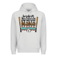 Dove Grey baseball mama mama mama Premium Hoodie - CowhideDigitalArt