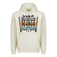 Oatmeal Heather baseball mama mama mama Premium Hoodie - CowhideDigitalArt