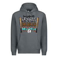 Rock baseball mama mama mama Premium Hoodie - CowhideDigitalArt