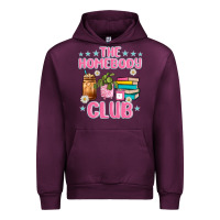 Mauve Wine the homebody club Urban Hoodie - JahusDesignShop
