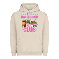 Pigment French Oak the homebody club Urban Hoodie - JahusDesignShop