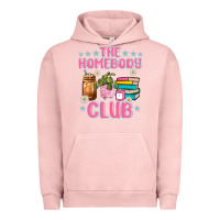 Pigment Salmon the homebody club Urban Hoodie - JahusDesignShop
