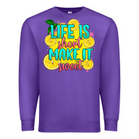 Purple life is  make it sweet Premium Sweatshirt - RanaPortraitStore