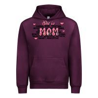 Mauve Wine she is mom compliment words Urban Hoodie - JahusDesignShop