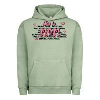 Pigment Oil Green she is mom compliment words Urban Hoodie - JahusDesignShop
