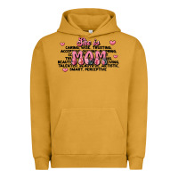 Pigment Peanut Butter she is mom compliment words Urban Hoodie - JahusDesignShop