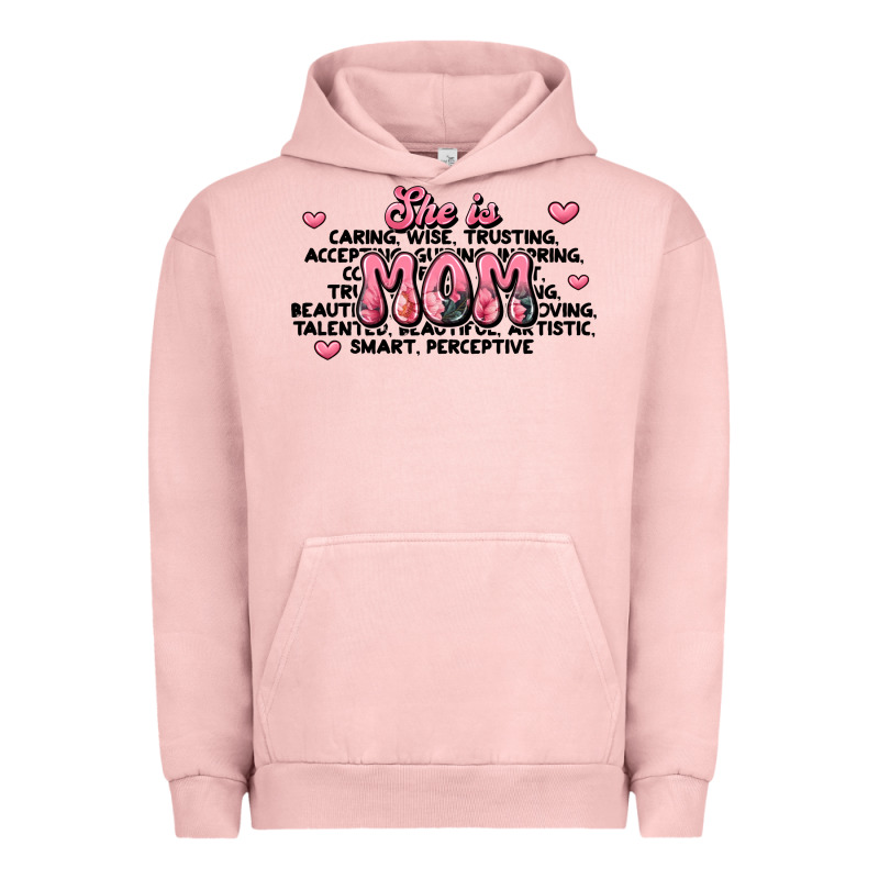 She Is Mom Compliment Words Urban Hoodie by JahusDesignShop | Teevron