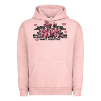 Pigment Salmon she is mom compliment words Urban Hoodie - JahusDesignShop