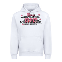 White she is mom compliment words Urban Hoodie - JahusDesignShop