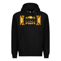 Black leopard softball mom 16oz libbey glass Premium Hoodie - HRA Design Shop