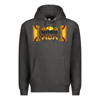 Charcoal Heather leopard softball mom 16oz libbey glass Premium Hoodie - HRA Design Shop
