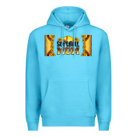 Ocean Blue leopard softball mom 16oz libbey glass Premium Hoodie - HRA Design Shop
