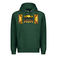 Sports Green leopard softball mom 16oz libbey glass Premium Hoodie - HRA Design Shop