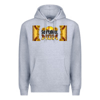 Heather Grey leopard softball mom 16oz libbey glass Premium Hoodie - HRA Design Shop
