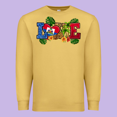 Premium Sweatshirt love haitian republic