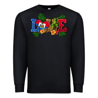 Black love haitian republic Premium Sweatshirt - RanaPortraitStore