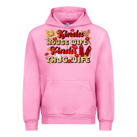 Fuchsia Pink kinda house wife kinda thug wife Urban Hoodie - JahusDesignShop