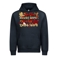 Navy kinda house wife kinda thug wife Urban Hoodie - JahusDesignShop