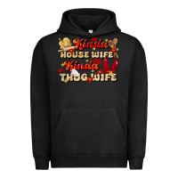 Pigment Black kinda house wife kinda thug wife Urban Hoodie - JahusDesignShop
