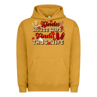 Pigment Peanut Butter kinda house wife kinda thug wife Urban Hoodie - JahusDesignShop