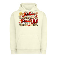 Pigment Pistachio kinda house wife kinda thug wife Urban Hoodie - JahusDesignShop
