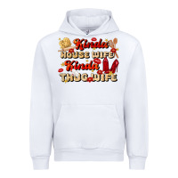 White kinda house wife kinda thug wife Urban Hoodie - JahusDesignShop