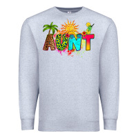 Heather Grey summer aunt Premium Sweatshirt - RanaPortraitStore