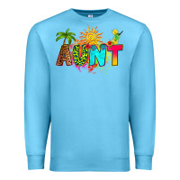 Ocean Blue summer aunt Premium Sweatshirt - RanaPortraitStore