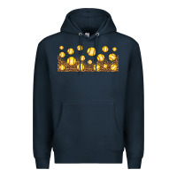 Navy leopard softball 16oz libbey glass Premium Hoodie - HRA Design Shop