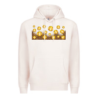 Pale Pink leopard softball 16oz libbey glass Premium Hoodie - HRA Design Shop