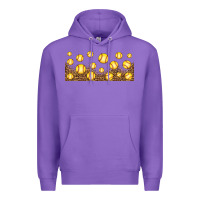 Purple leopard softball 16oz libbey glass Premium Hoodie - HRA Design Shop
