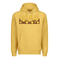 Antique Gold leopard softball 16oz libbey glass Premium Hoodie - HRA Design Shop