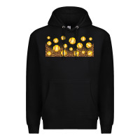 Black leopard softball 16oz libbey glass Premium Hoodie - HRA Design Shop